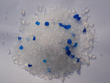 silica gel chunk mixed 5% blue